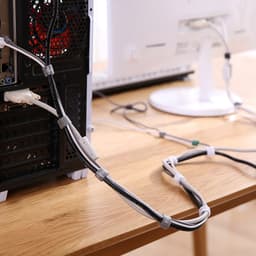 Băng dính gai Velcro đa năng – Băng nhám dính 2 mặt làm gọn dây điện, dây cáp, máy tính 8