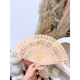 Quạt gỗ, Quạt cổ trang gỗ thơm 3