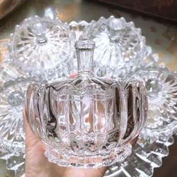 THỐ THUỶ TINH PHA LÊ TRONG SUỐT ĐỰNG BÁNH MỨT 5