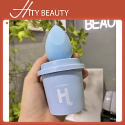 Bông mút trang điểm tán kem ít hút nền mềm mại kèm hộp dành cho makeup chuyên nghiệp - Hity Beauty 1