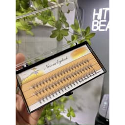 Hộp lông mi giả Nesura chùm đuôi cá sợi mi siêu nhẹ mềm mượt dành cho makeup trang điểm chuyên nghiệp - HIty Beauty 8