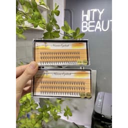 Hộp lông mi giả Nesura chùm đuôi cá sợi mi siêu nhẹ mềm mượt dành cho makeup trang điểm chuyên nghiệp - HIty Beauty 7