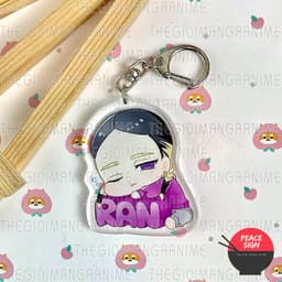 (mua 1 tặng 1) Móc khóa TOKYO REVENGERS ver NGỒI ÔM TÊN in hình anime chibi Mica trong acrylic dễ thương 3