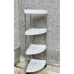 Kệ Nhựa Góc 4 Tầng Có Bánh Xe và Kệ đựng đồ đa Năng 4 Tầng Nhựa ABS Có Bánh Xe (Chữ Nhật) 7