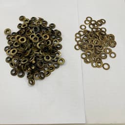 Khoen mắt cáo ore 8mm Khuy mắt cáo đóng bạt, bấm bạt Bằng sắt Túi 100 cái và 100 long đền 4