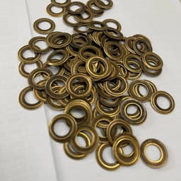Khoen mắt cáo ore 8mm Khuy mắt cáo đóng bạt, bấm bạt Bằng sắt Túi 100 cái và 100 long đền 3