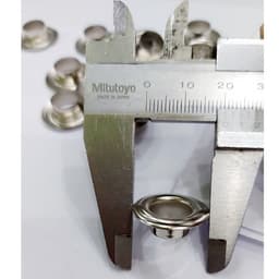 Khoen bạt khoen ore 10mm Chân cao 7mm Khuy mắt cáo đóng bạt 10ly Bằng sắt Màu bạc 3