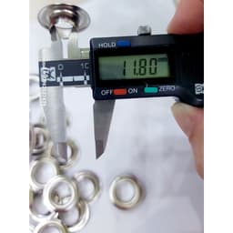 Khoen bạt khoen ore 12mm Chân cao 7mm Khuy mắt cáo đóng bạt 12ly Bằng sắt Màu bạc 2