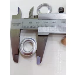 Khoen bạt khoen ore 12 x 23mm Nhôm Khuy mắt cáo đóng bạt 12ly Chân cao 7mm Có long đền 5