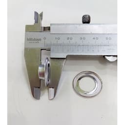 Khoen bạt khoen ore 12 x 23mm Nhôm Khuy mắt cáo đóng bạt 12ly Chân cao 7mm Có long đền 6