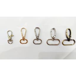 Móc khóa càng cua Móc chó Hợp kim không gỉ - Phụ kiện túi xách, balo, đồ da thủ công - Bịch 2 cái 1