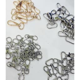 Móc khóa càng cua Móc chó Hợp kim không gỉ - Phụ kiện túi xách, balo, đồ da thủ công - Bịch 2 cái 2