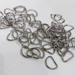 Khoen chữ D Bằng sắt Bán sỉ - Nhiều size 1.5cm 2cm 2.5cm 3cm - Phụ kiện túi xách, balo, đồ da, thủ công Bịch 0.5kg / 1kg 7