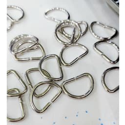 Khoen chữ D Bằng sắt Bán sỉ - Nhiều size 1.5cm 2cm 2.5cm 3cm - Phụ kiện túi xách, balo, đồ da, thủ công Bịch 0.5kg / 1kg 6