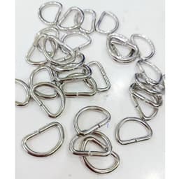 Khoen chữ D Bằng sắt Bán sỉ - Nhiều size 1.5cm 2cm 2.5cm 3cm - Phụ kiện túi xách, balo, đồ da, thủ công Bịch 0.5kg / 1kg 5