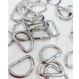 Khoen chữ D Bằng sắt Bán sỉ - Nhiều size 1.5cm 2cm 2.5cm 3cm - Phụ kiện túi xách, balo, đồ da, thủ công Bịch 0.5kg / 1kg 4
