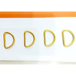 Khoen chữ D Size 30mm Bằng đồng thau không gỉ - Bịch 2 cái - Phụ kiện túi xách, balo, đồ da, tạp dề, đồ thủ công 3