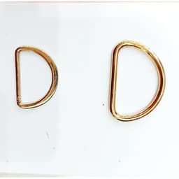 Khoen chữ D Size 30mm Bằng đồng thau không gỉ - Bịch 2 cái - Phụ kiện túi xách, balo, đồ da, tạp dề, đồ thủ công 2