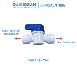 Van xả tay đầu chia phi 6, phi 10 dùng để tách nước tinh khiết 7