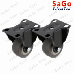 Bánh xe đẩy loại cố định 40mm 50mm, bánh xe đẩy hàng chịu tải nhẹ 1