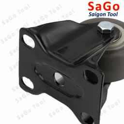 Bánh xe đẩy loại cố định 40mm 50mm, bánh xe đẩy hàng chịu tải nhẹ 3