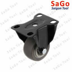Bánh xe đẩy loại cố định 40mm 50mm, bánh xe đẩy hàng chịu tải nhẹ 4
