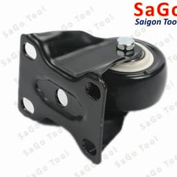 Bánh xe đẩy loại cố định 40mm 50mm, bánh xe đẩy hàng chịu tải nhẹ 5