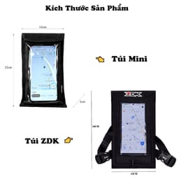 Túi ZDK K1 Treo Đầu Xe Máy Đựng Điện Thoại, Túi Treo Cổ Xe Mini Chống Cướp Giật, Xem Google Map Đa Năng 2