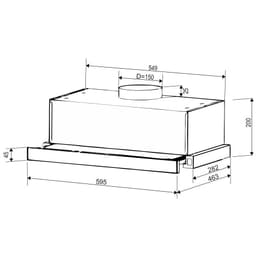 Hút mùi Bauer BC 6002I/7002I / Động cơ siêu khỏe - Máy êm / Hút mùi âm tủ | Hàng chính hãng 5
