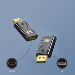 Đầu chuyển  DP sang HDMI, Displayport to HDMI loại xịn độ phân giải 4K 4