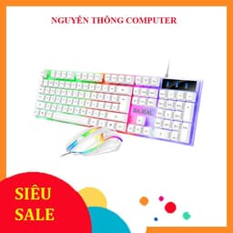 Bộ Bàn Phím Chuột Gaming Giả Cơ T350 Có Dây – LED Đa Màu, Chơi Game & Văn Phòng 1