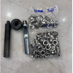 Combo dụng cụ đóng khoen ore và 100 khoen (bằng sắt,màu ngẫu nhiên) Chuyên dùng đóng bạt, túi giấy (không dùng đóng vải) 8