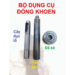 Combo dụng cụ đóng khoen ore và 100 khoen (bằng sắt,màu ngẫu nhiên) Chuyên dùng đóng bạt, túi giấy (không dùng đóng vải) 1
