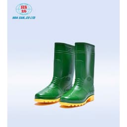 [U01- XANH BỘ ĐỘI ] Ủng bảo hộ nam nữ, Ủng lội nước, chống trơn trượt, chống va đập do Hoa San sản xuất 4