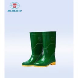 [U01- XANH BỘ ĐỘI ] Ủng bảo hộ nam nữ, Ủng lội nước, chống trơn trượt, chống va đập do Hoa San sản xuất 6