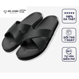 dép xỏ ngón thời trang da bò cao cấp đế pu 2 lớp chống đau chân cao 3cm thời trang 2026 sang trọng lịch sự H01 2