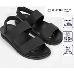 dép xỏ ngón thời trang da bò cao cấp đế pu 2 lớp chống đau chân cao 3cm thời trang 2026 sang trọng lịch sự H01 3