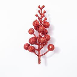 5 Cành sung nhũ trang trí oản tài lộc , trang trí noel giỏ quà tết, trang trí noel 7