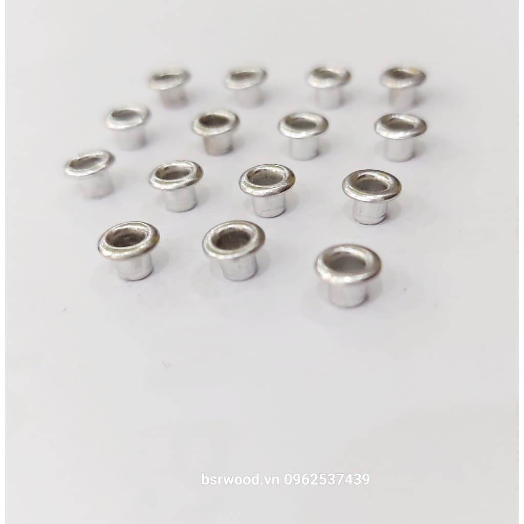 Khoen ore 3mm (Khoen 3 ly) Khuy mắt cáo bấm bạt, bấm túi giấy Bằng NHÔM Túi 100 cái (không có long đền)