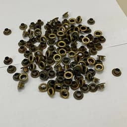 Khoen ore mắt cáo 5mm Bằng sắt xi màu ĐỒNG (Không long đền) Ô rê 5mm Sắt Chuyên dùng đóng túi giấy, thẻ tag, bạt 2