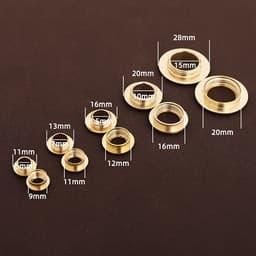 Khoen Ore Mắt Cáo Ren Vặn Bằng Đồng Đúc H65 Màu nguyên bản Phụ Kiện Làm Đồ Túi Xách Thủ Công Handmade DIY 4