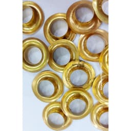 Khoen ore 14mm Chân Cao 9mm Khuy mắt cáo đóng bạt ô tô, bạt xe tải, bạt phủ Bằng sắt MÀU VÀNG ĐỒNG Có long đền 7