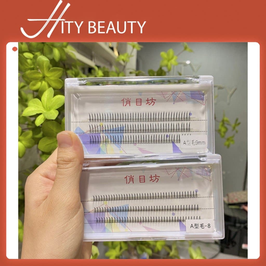 Lông mi giả nối dạng chùm mềm mượt siêu nhẹ không nặng mắt dành cho makeup chuyên nghiệp - Hity Beauty