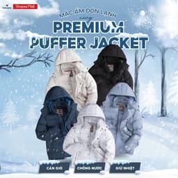 Áo Khoác Phao Nam Đại Hàn TORANO PREMIUM PUFFER JACKET 3 lớp Chần Bông Cao Cấp, Siêu Nhẹ, Giữ Ấm Cực Tốt  GWCP301 9
