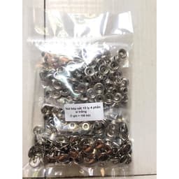 Nút bấm 4 thành phần (nút chén) Nút bấm SẮT Size 15mm Dùng làm đồ thủ công 2