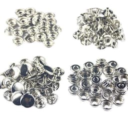 Nút bấm 4 thành phần (nút chén) Nút bấm SẮT Size 15mm Dùng làm đồ thủ công 1