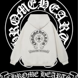 Áo Hoodie ChromHearts chất nỉ bông Hàn cao cấp dáng rộng cho nam nữ [A194] 1