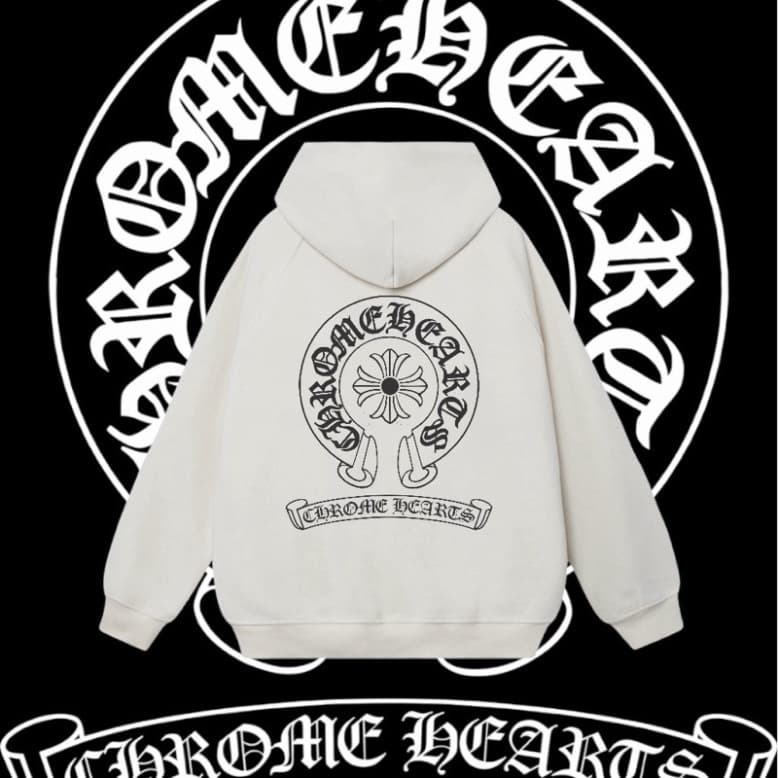 Áo Hoodie ChromHearts chất nỉ bông Hàn cao cấp dáng rộng cho nam nữ [A194]