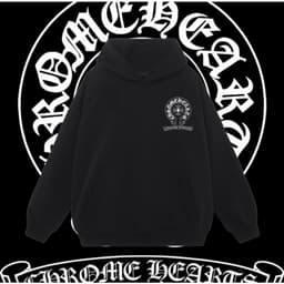 Áo Hoodie ChromHearts chất nỉ bông Hàn cao cấp dáng rộng cho nam nữ [A194] 3