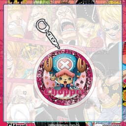 Móc khoá in hình ONE PIECE ver TÚ LƠ KHƠ mica trong acrylic game chibi xinh xắn 5